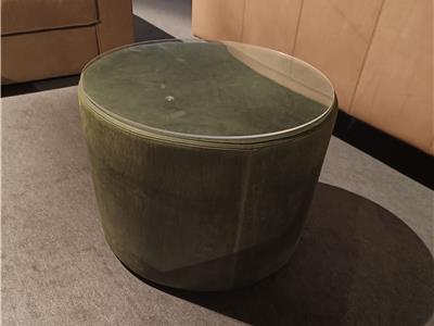 Lederland ROTTERDAM Showroommodel Alegro  Leder beklede Bijzet tafel